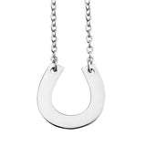 English letter U shape clavicle necklace temperament jewelry