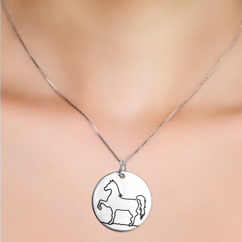 Buy Small Silver Horse Pendant. Jumping Horse Pendant. Horse Necklace. Tiny Silver  Necklace. Fashionable Tiny Pendant, Ideal Horse Lover Gift. Online in India  - Etsy
