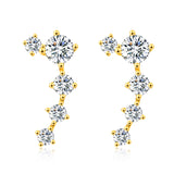 Fashion Jewellery Accessories Latest Design Shining Gold Plating Earrings
