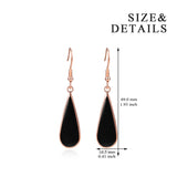 Black Agate Earrings Handmade Fashion  Luxury Jewelry  Earrings