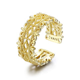lace temptation gold plated ring