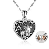 Wholesale Elephant Locket Necklace 