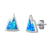 Opal Mountain Stud Earrings