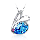 S925 Silver Austrian Crystal Pendant Wholesale Luxury Roshki Crystal Rabbit Jewellery