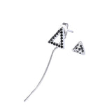 triangle female earrings