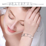 Jewelry Letters Bracelets For Women Custom Logo Bracelet Statement