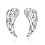Wing Earrings 925 Silver Sterling Good Quality Polished Earrings Design