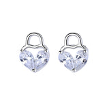 heart-shaped earrings