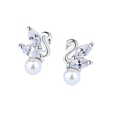 swan earrings