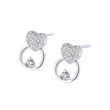 heart-shaped earrings 