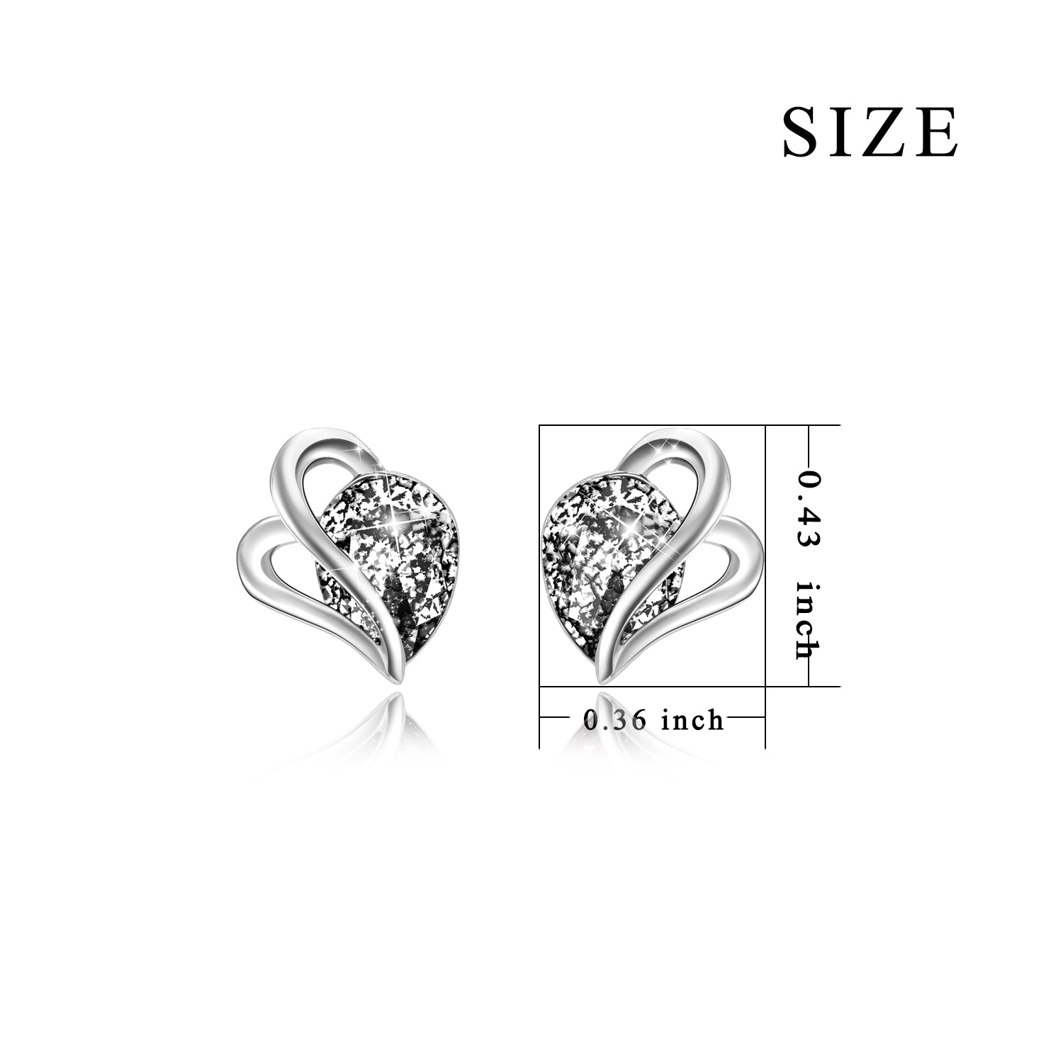 Fashion Jewelry Popular Women Jewelry Big Gemstone Stud Earring