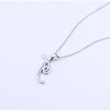 925 Sterling Silver Fashion Jewelry Woman Accessories Pendant Letter T