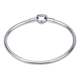 925 Sterling Silver Extravagant Minimalist Ornament Bracelet Design 8.5 Inches Bracelet