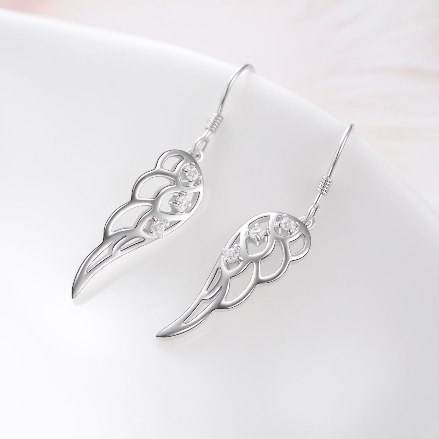 Angle Wings Earrings Good Quality Zircon Decoration Popular Earrings