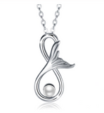 Romantic Mermaid-Legend Shell pearl Pendant Necklace