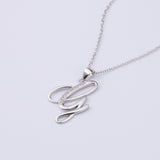 925 Sterling Silver Fashion Jewelry Woman Accessories Pendant Letter G