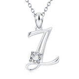 Manufacturer Chain Necklace big zirconia letter alphabet pendants Necklace