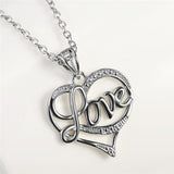 Cable Chain Loving Heart Words Necklace Wholesale Manufacture Jewelry