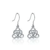 S925 sterling silver earrings Irish character Celtic knot earrings jewelry