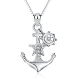 Pirate Anchor Necklace Nautical, Seaman Essentials Sterling Silver Necklace