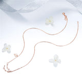 925 Sterling Silver Capricorn Rose Gold Plated Necklace