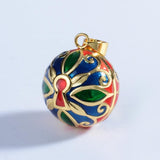 Angle Callers Chime Harmony Pregnancy Mexican Bola Ball Pendant Necklace