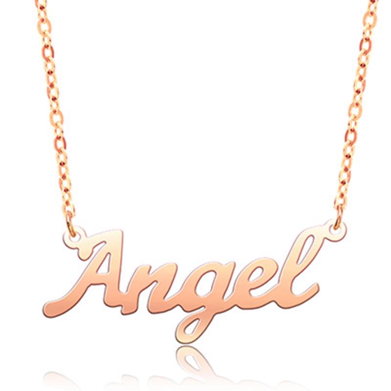 Sterling Silver Personalized Name or Text Necklace