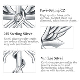 925 Sterling Silver Cross Pendant Necklace Solid silver Cross necklace Wing fine Jewelry with box For Women Man