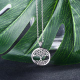 925 Sterling Silver Supper Man & Tree Of Life Pendant Necklace For Men Women irish Celtics Knot Fine Jewelry