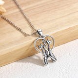 925 Sterling Silver Cat Necklace kitten two headed conjoined Cat Lover jewelry Forever Love Pet Pendant