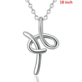Unique 925 Sterling Silver H Letter Name Pendant Necklace For Women Man Fashion Personalized Jewelry girl Gift