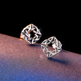 925 Sterling Silver Celtics knot stud earring Irish Knot earrings Fashion Jewelry for Women men For Dropshipping