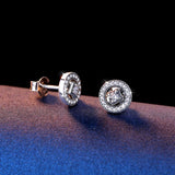 925 Sterling Silver Earring AAA Cubic Zirconia Stud earring for  women Wedding Jewelry Femmal Clear CZ earrings