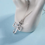 925 sterling silver Celtics knot Pendant Lucky grass necklace I Love you three Thousand Design Jewelry For Women