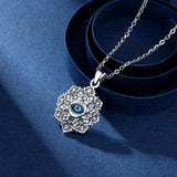 Authentic 925 Sterling Silver Evil Eye Pendant Necklace Vintage Retro Fashion Jewelry for Women Men Party Accessories