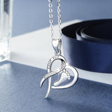 925 Sterling Silver Cute Feet Pendants Polishing silver elegant Heart Necklaces for Mom Baby love gift Jewelry