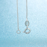 Fashion 2 Round Design Personalized Engrave Name Necklace 925 Sterling Silver Necklaces & Pendants