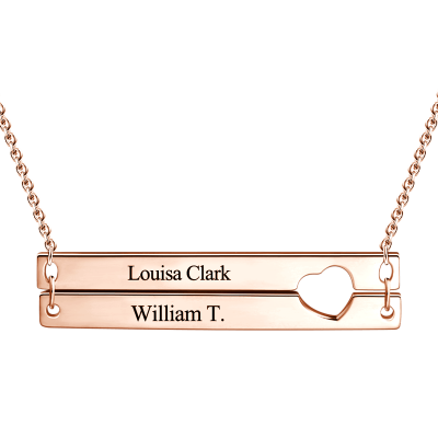 Write name on Jewellery Custom engraved personalized rose gold name necklace