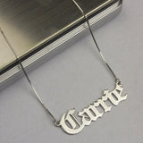 Personalized Custom Simple Name Necklace 18”
