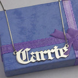 Personalized Custom Simple Name Necklace 18”