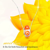 Murano Glass Charm for Bracelet and Necklace-925 Sterling Silver