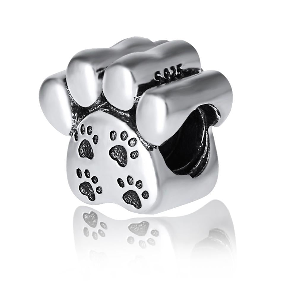 Love my pet cute retro oxidized beads for animal soles charm