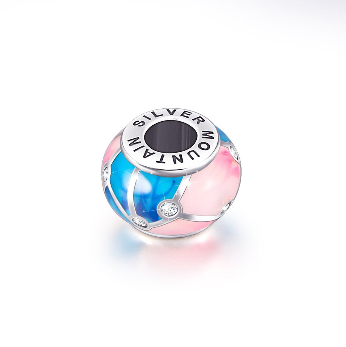 925 Sterling Silver Colorful Charm for Bracelet and Necklace