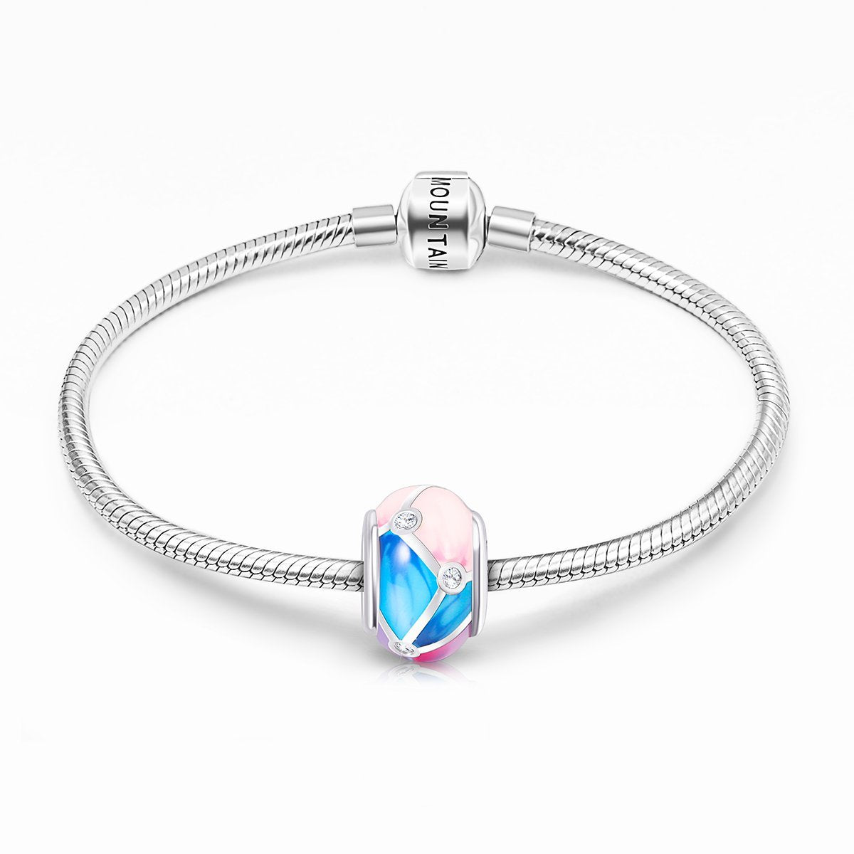 925 Sterling Silver Colorful Charm for Bracelet and Necklace