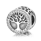 Sterling Silver Life Tree Charm for Bracelet and Necklace