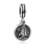 Sterling Silver Sailboat Charm for Bracelet and Necklace