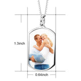 Hold You Tight - 10K/14K Gold Personalized Color Photo Customized Brand Pendant-White Gold/Yellow Gold/Rose Gold