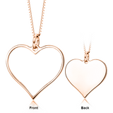 I Must Have You - Copper/925 Sterling Silver Personalized Color Photo&Text Necklace Adjustable 16”-20”