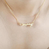 Loving You-925 Sterling Silver Personalized Heart Name Necklace