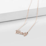 Shining Diamond - Personalized Name Necklace Adjustable 16”-20”